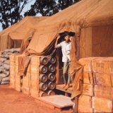 "Hooch Boy - Quan Loi Personnel Quarters - ABtry 6/27th Arty - Quan Loi - April 1968"